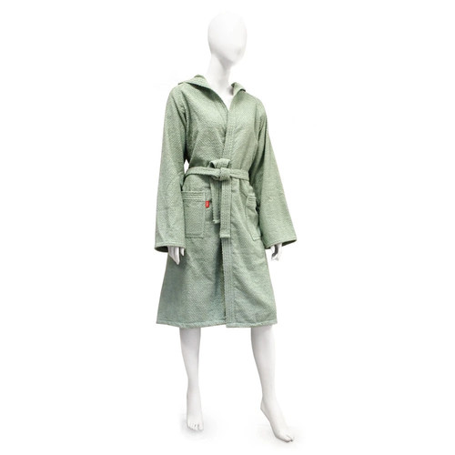 Accappatoio jacquard con