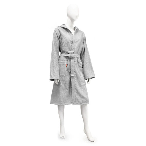 Accappatoio jacquard con