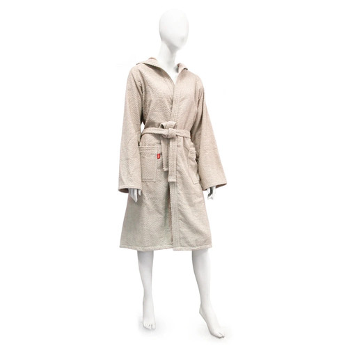 Accappatoio jacquard con