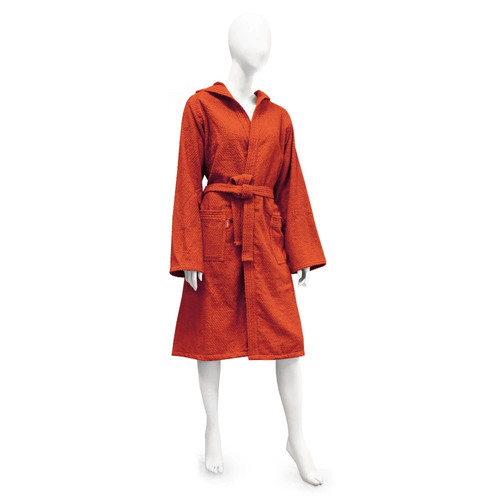 Accappatoio jacquard con