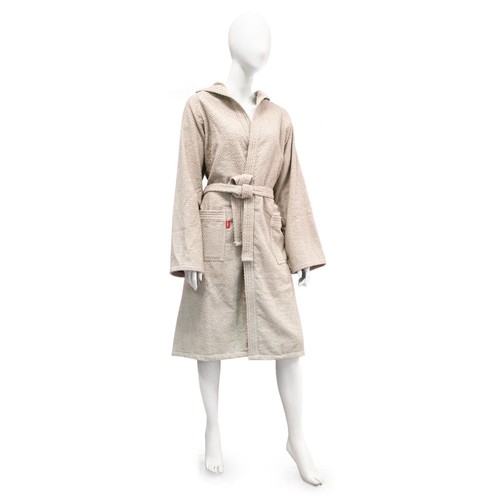 Accappatoio jacquard con